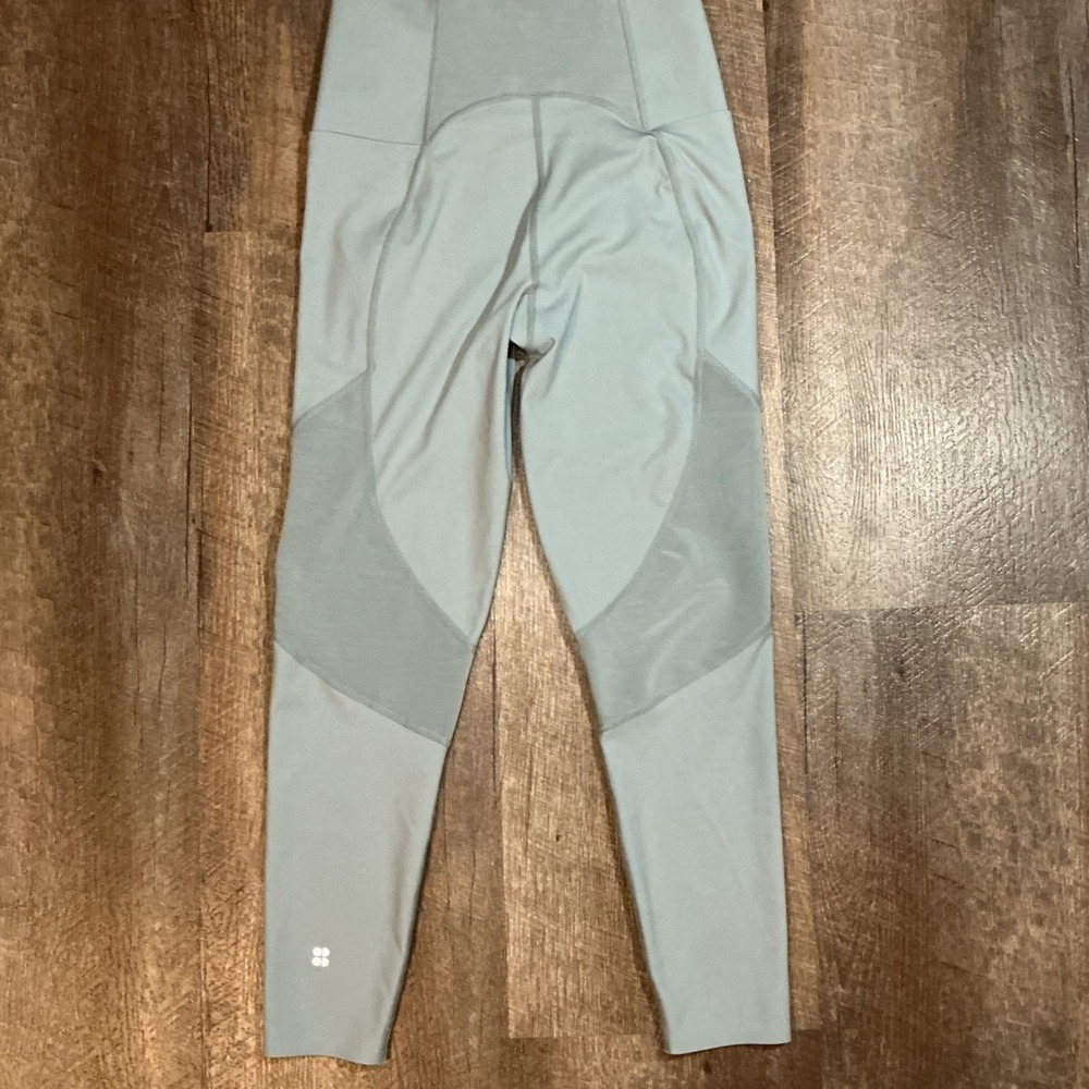Sweaty Betty Power 7/8 Length Leggings Light Blue‎ Women's Size US 6